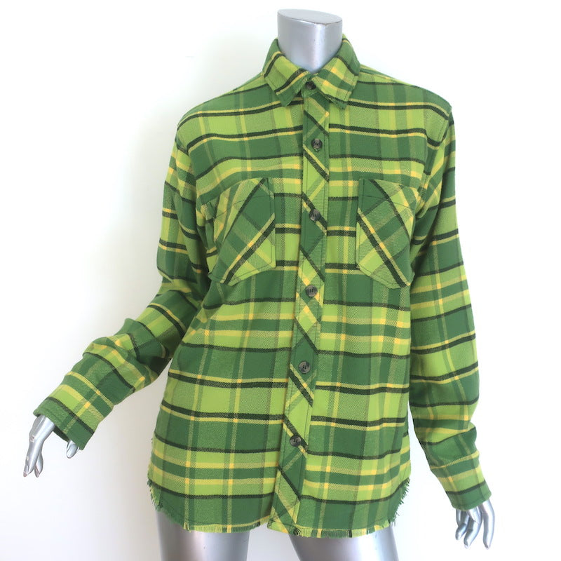 Aviator Nation Plaid Flannel Western Shirt