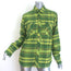 Aviator Nation Plaid Flannel Western Shirt Avocado Size Small Unisex NEW