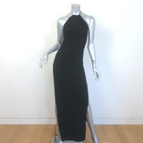 Aya Muse Clava Metal-Halter Open Back Maxi Dress 