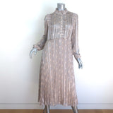 Ba&sh Paris Accordion-Pleated Metallic 