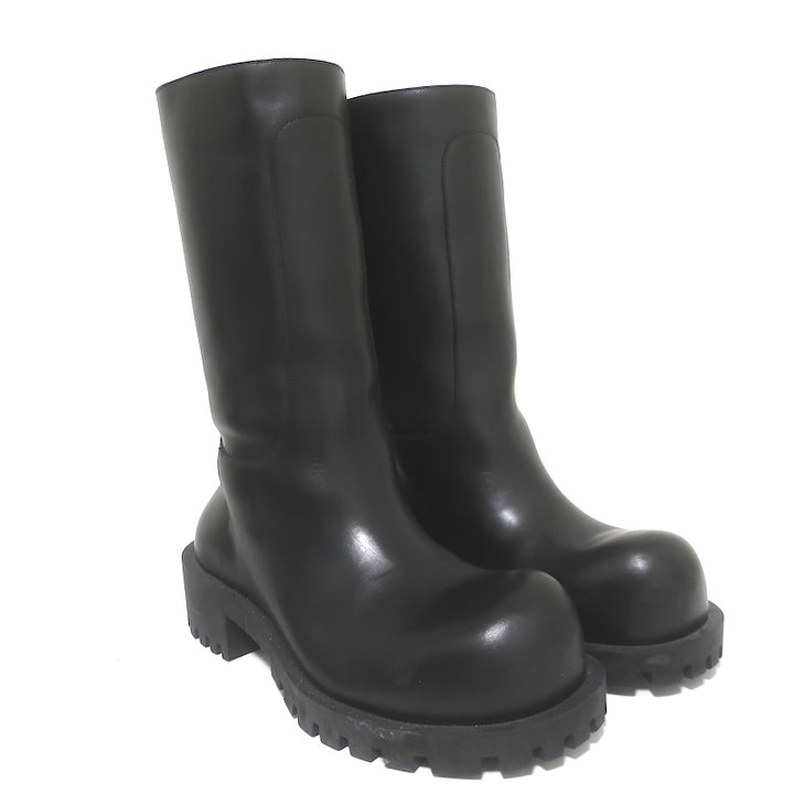 Balenciaga Hummer Boots Black Leather Size 40 US 9/10