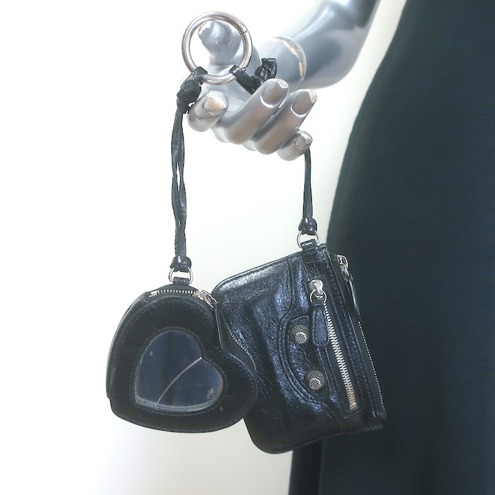 Balenciaga Le Cagole Keychain Card Holder &amp; Coin Purse