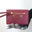 Balenciaga Neo Classic Mini Trifold Wallet Burgundy Grained Leather NEW