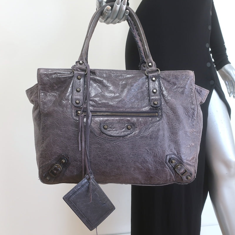 Balenciaga Open-Top Classic City Weekender Bag 