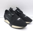 Balenciaga Race Runner Low Top Sneakers Black Neoprene & Patent Leather Size 37