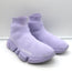 Balenciaga Speed 2.0 Sock Sneakers Lilac Stretch Knit Size 9