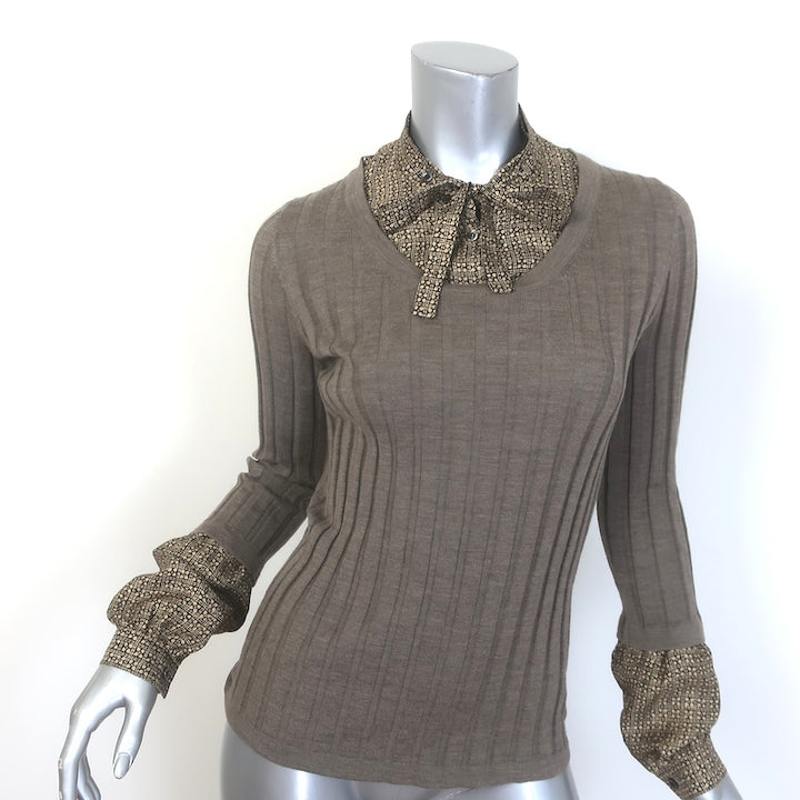 Barbara Bui Detachable-Trim Sweater 
