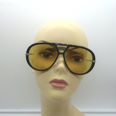 Bottega Veneta Aviator Sunglasses Black/Yellow BV1274S 002