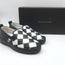 Bottega Veneta Checkerboard Intrecciato Slip-On Sneakers Black/White Size 37