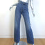 Bottega Veneta High-Rise Straight Leg Jeans Dark Blue Cotton Size 40