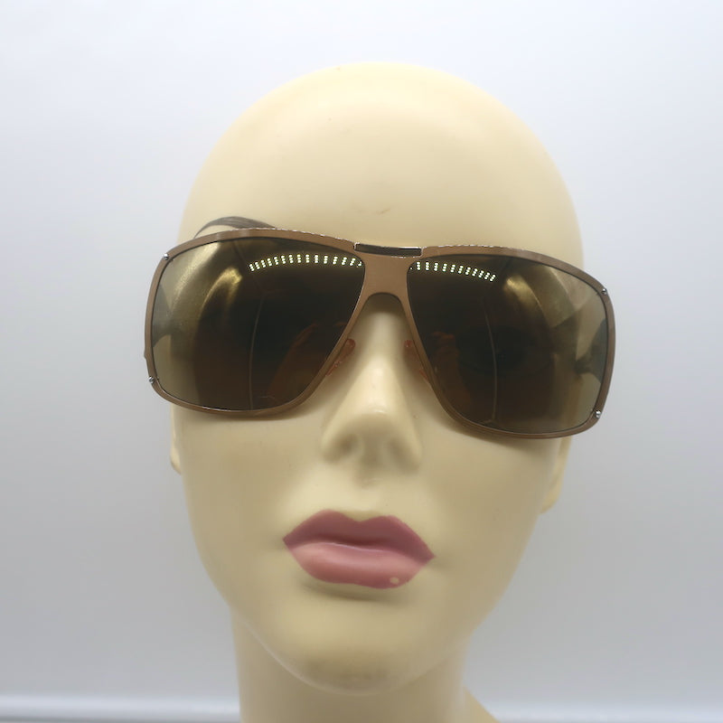 Bottega Veneta Mirrored Sunglasses Metallic Bronze BV 22/S PE4 EB