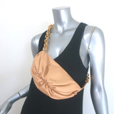 Bottega Veneta The Belt Chain Pouch Nude Leather Mini Crossbody Bag