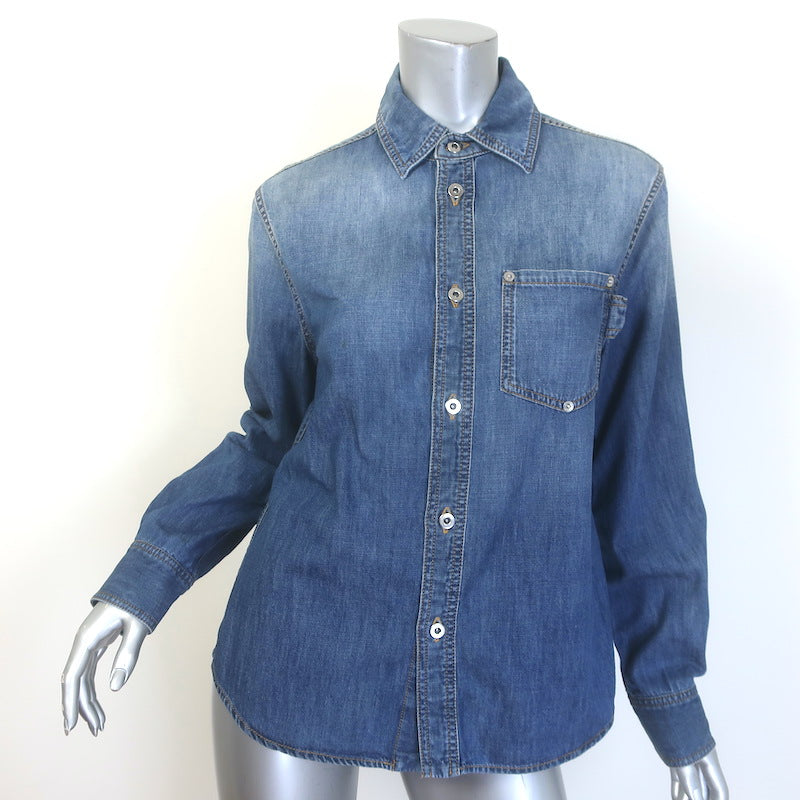 Bottega Veneta Washed Denim Shirt 