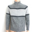 Brunello Cucinelli Colorblock Zip-Up Cardigan Gray Wool-Cashmere Size 46