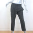 Brunello Cucinelli Monili-Cuff Trousers Charcoal Stretch Wool Size 42