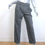 Brunello Cucinelli Monili-Detail Cropped Trousers Charcoal Wool-Cashmere Size 38