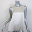 Brunello Cucinelli Monili-Detail Stretch Silk Satin Tank Top Ecru Size Medium