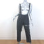 Brunello Cucinelli Monili-Embellished Suspender Trousers Charcoal Size 42