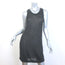 Brunello Cucinelli Monili-Trim Knit Mini Tank Dress Charcoal Size Small