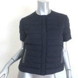 Brunello Cucinelli Monili-Trim Short Sleeve Down Puffer Jacket