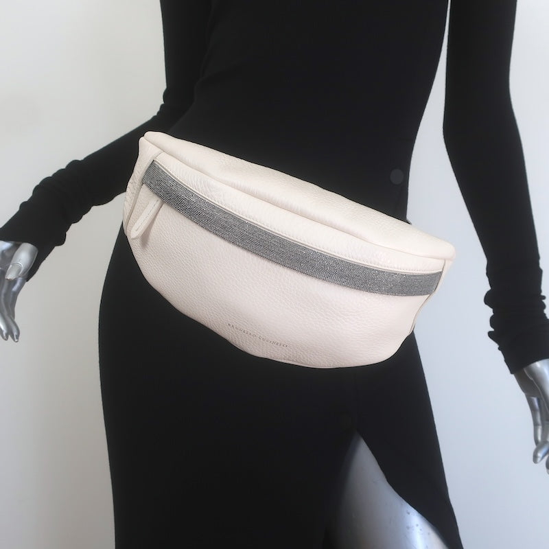 Brunello Cucinelli Monili-Trimmed Belt Bag 