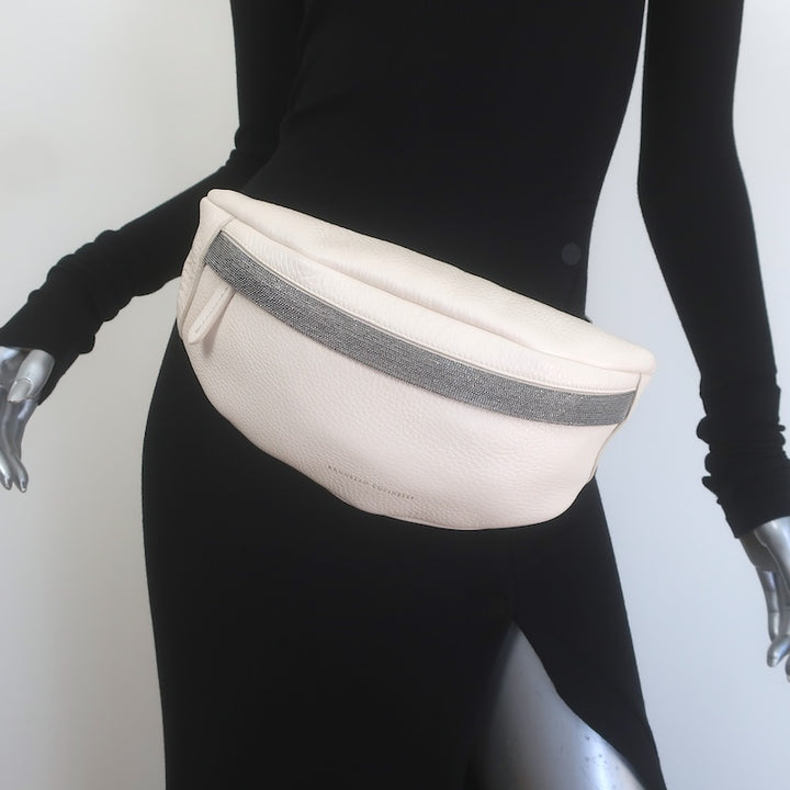 Brunello Cucinelli Monili-Trimmed Belt Bag 