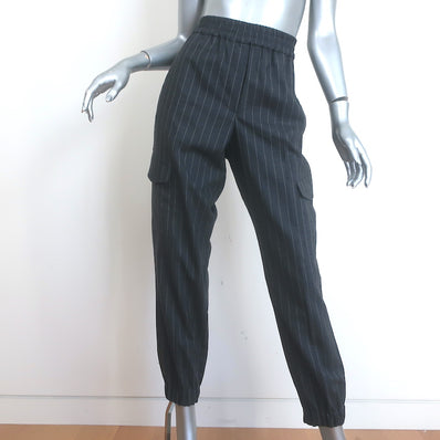 Brunello Cucinelli Pinstripe Cargo Pants Gray