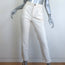 Brunello Cucinelli Relaxed Low Slung Jeans Ecru Distressed Denim Size US 6