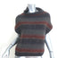 Brunello Cucinelli Sequined Sweater Navy/Red Striped Cashmere-Silk Size Medium