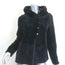 Brunello Cucinelli Shearling Hooded Jacket Black Size 42