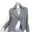 Burberry London Blue Label Sweatshirt Moto Jacket Heather Gray Size 38