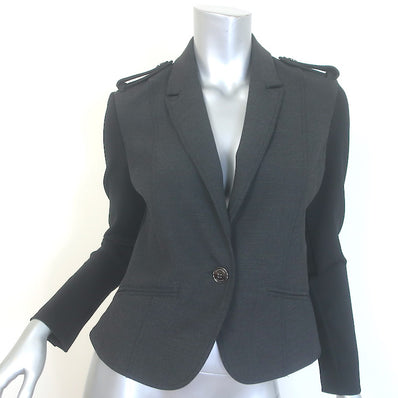 Burberry London Contrast-Front Blazer 