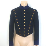 Burberry Military Jacket Navy Virgin Wool Size 50