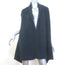 C.T. Plage Draped Sweater Vest Navy Knit One Size