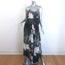Camilla Craving A Patch of Green Bat Shoestring Strap Maxi Dress Black Size 1