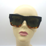 Celine Bicolor Square Sunglasses Black/Tortoise CL41054/S