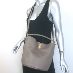 Celine Bucket 16 Bag Taupe Grained Leather