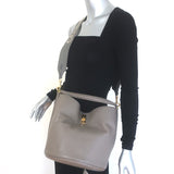 Celine Bucket 16 Bag Taupe Grained Leather Crossbody