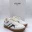 Celine CT-10 Low Top Sneakers White & Black Leather Size 36