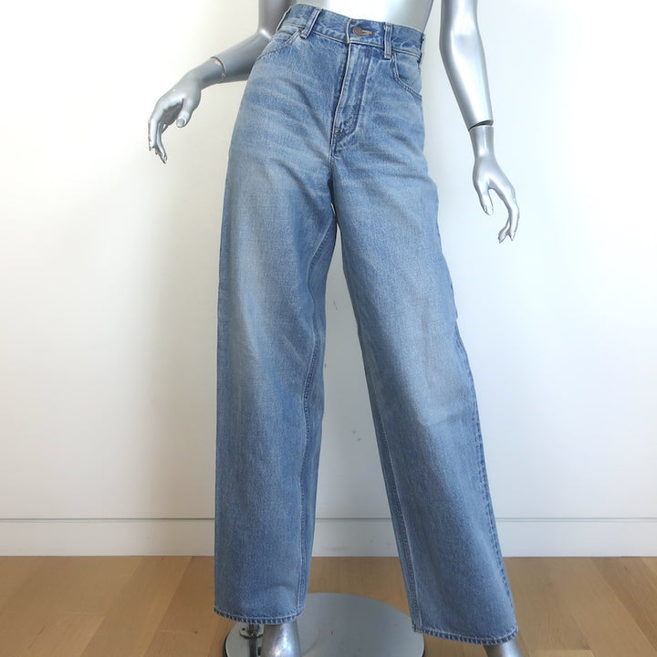 Celine Flared Surf Jeans Union Wash Denim Size 27