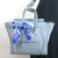 Celine Mini Luggage Tote Antique Blue Leather