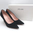 Celine Pointed Toe Pumps Black Suede Size 36