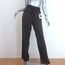 Celine Satin Side-Stripe Track Pants Dark Brown Size 36