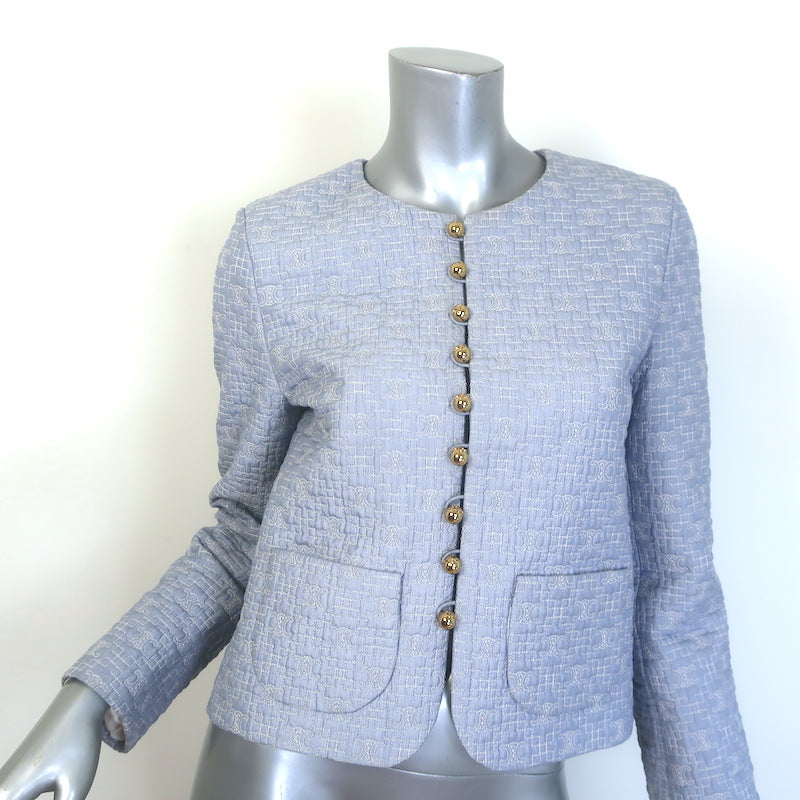 Celine Triomphe Quilted Chelsea Boutis Jacket