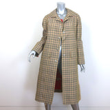 Celine by Phoebe Philo Mackintosh Waterproof Plaid Coat 