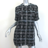 Chanel 17A Sequined Knit Short Sleeve Tunic Mini Dress