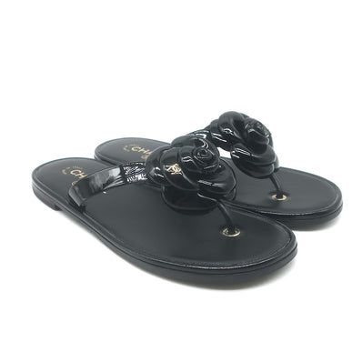 Chanel Camellia Jelly Thong 