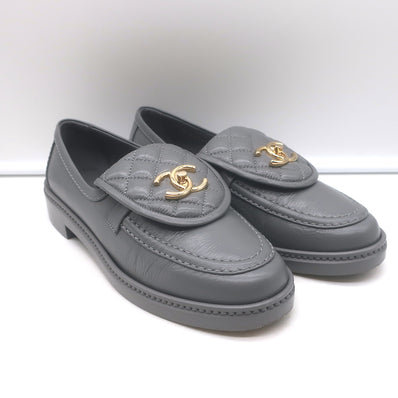 Chanel Quilted Flap CC Turnlock Loafers 