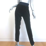 Chanel Side-Stripe Velour Joggers 
