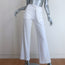 Chanel Sport 09C Terry Cloth Flared Pants White Size 38
